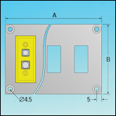 Standard Connector Panels with Panel Mounting Holes